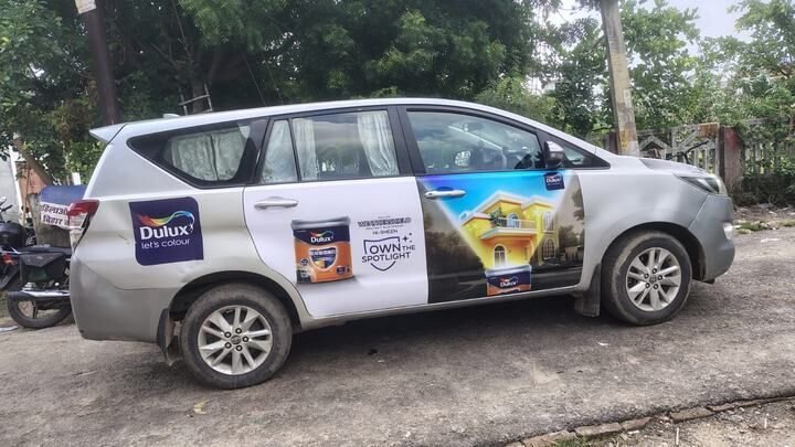On-ground brand activation setup