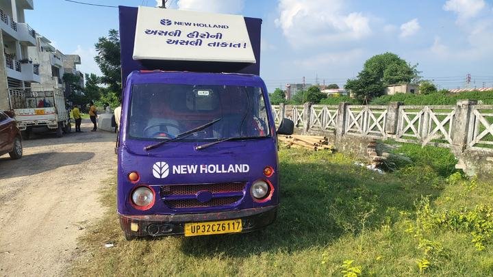 Branded activation vehicle in the field