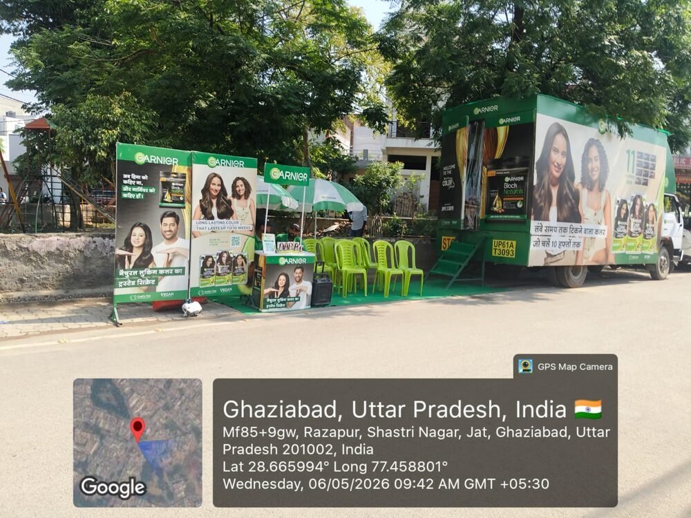 Branded mobile canter activation reaching a rural market
